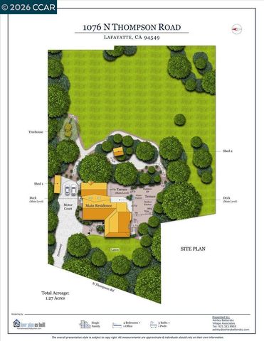 1076 N Thompson Rd, Lafayette, CA 94549