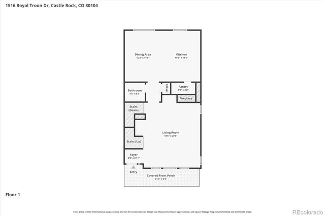 1516 Royal Troon Drive, Castle Rock, CO 80104
