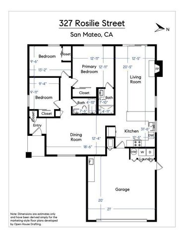 327 Rosilie Street, San Mateo, CA 94403