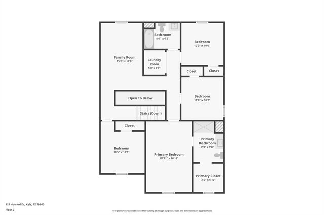 119 Howard DR, Maxwell, TX 78656