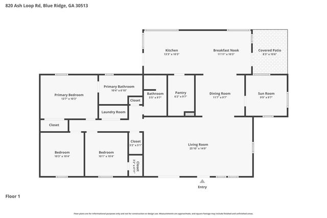 820 Ash Loop Road, Blue Ridge, GA 30513