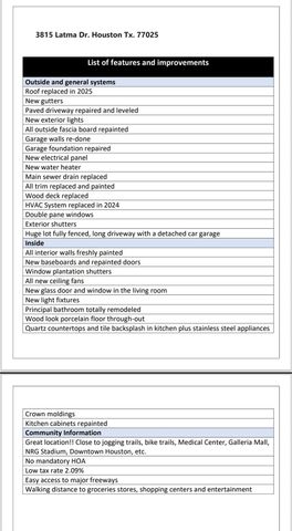 3815 Latma Drive, Houston, TX 77025