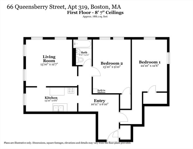 66 Queensberry Street 319, Boston, MA 02215