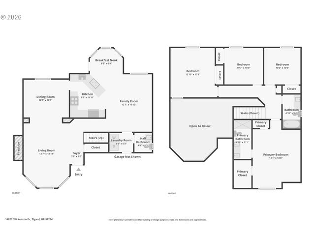 14821 Sw KENTON Dr, Portland, OR 97224