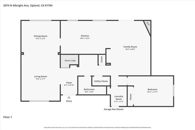 2074 N Albright Avenue, Upland, CA 91784