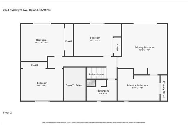 2074 N Albright Avenue, Upland, CA 91784