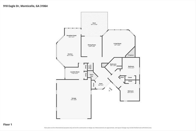 918 Eagle Drive, Monticello, GA 31064
