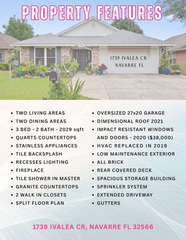 1739 Ivalea Circle, Navarre, FL 32566