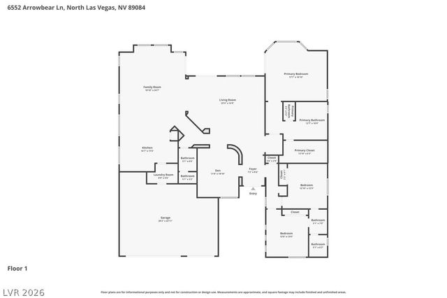 6552 Arrowbear Lane, North Las Vegas, NV 89084