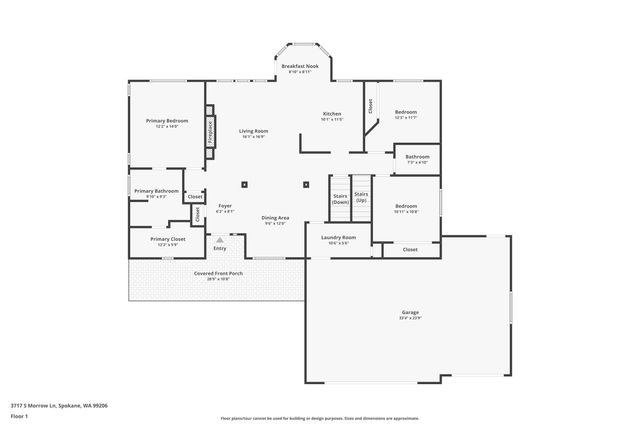 3717 S Morrow Ln, Spokane Valley, WA 99206
