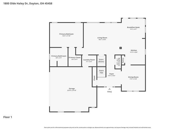 1800 Olde Haley Drive, Centerville, OH 45458