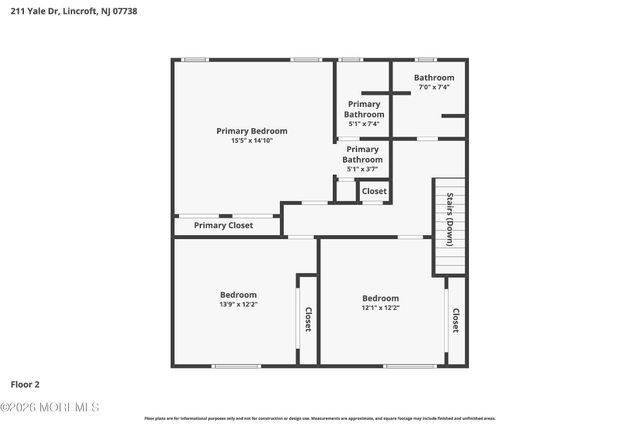 211 Yale Drive, Lincroft, NJ 07738