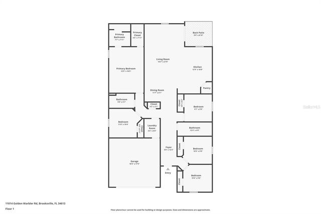 11014 GOLDEN WARLBER, Brooksville, FL 34613