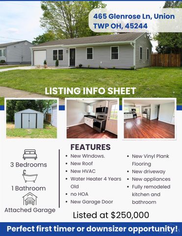 465 Glenrose Lane, Union Twp, OH 45244