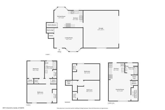 9571 S DAVID ST, Sandy, UT 84070