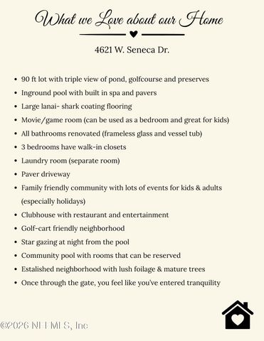 4621 W SENECA Drive, St. Johns, FL 32259