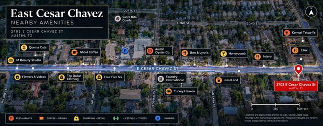 2703 E Cesar Chavez ST, Austin, TX 78702