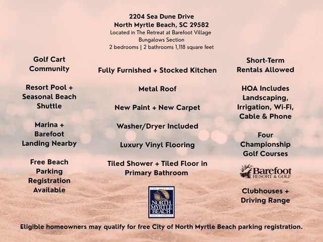 2204 Sea Dune Dr., North Myrtle Beach, SC 29582