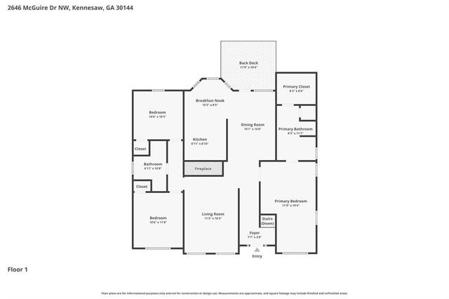 2646 Mcguire Drive NW, Kennesaw, GA 30144