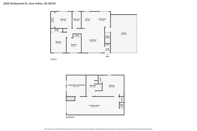 2820 Hollywood Drive, Ann Arbor, MI 48103