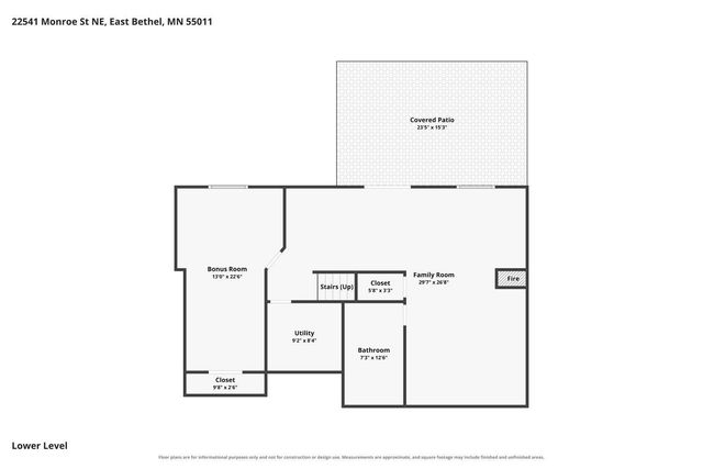 22541 Monroe Street NE, East Bethel, MN 55011