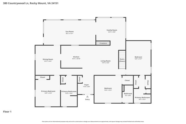 380 Countrywood LN, Rocky Mount, VA 24151