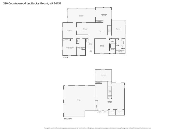 380 Countrywood LN, Rocky Mount, VA 24151