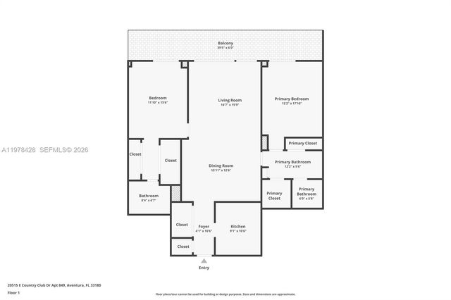 20515 E Country Club Drive 849, Aventura, FL 33180