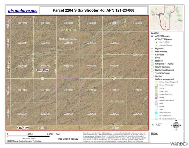 2204 S Six Shooter Road, Yucca, AZ 86438