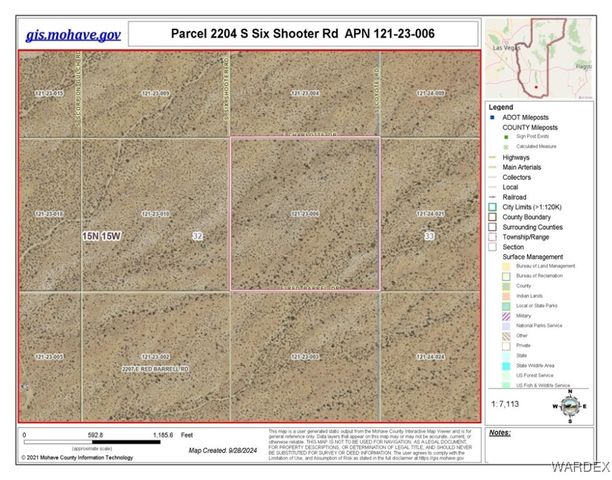 2204 S Six Shooter Road, Yucca, AZ 86438