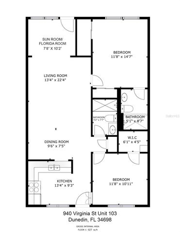 940 VIRGINIA STREET 103, Dunedin, FL 34698