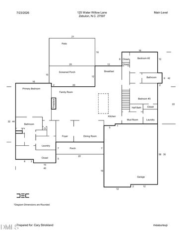 125 Water Willow Drive, Zebulon, NC 27597