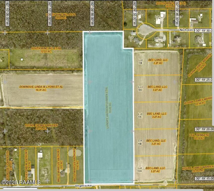 0 Virginia Road, Church Point, LA 70525