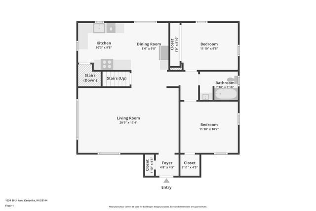 1034 88th AVENUE, Kenosha, WI 53144