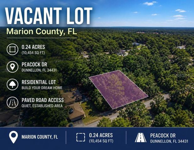 SW PEACOCK DRIVE, Dunnellon, FL 34431