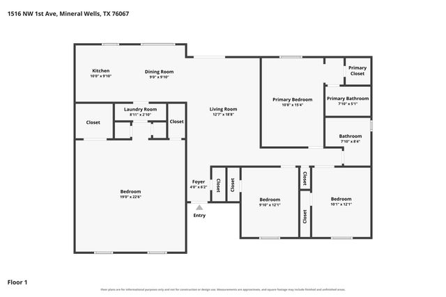 1516 NW 1st Avenue, Mineral Wells, TX 76067