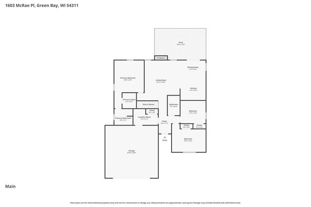 1603 MCRAE PLACE, Green Bay, WI 54311