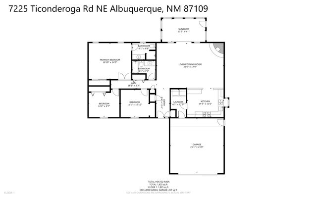 7225 Ticonderoga Road NE, Albuquerque, NM 87109