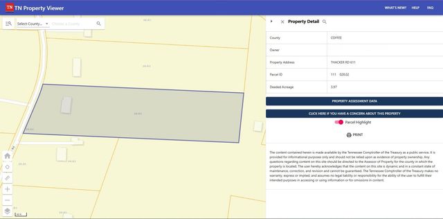 611 Thacker RD, Manchester, TN 37355