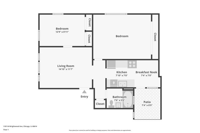 1101 W Wrightwood Avenue 3, Chicago, IL 60614