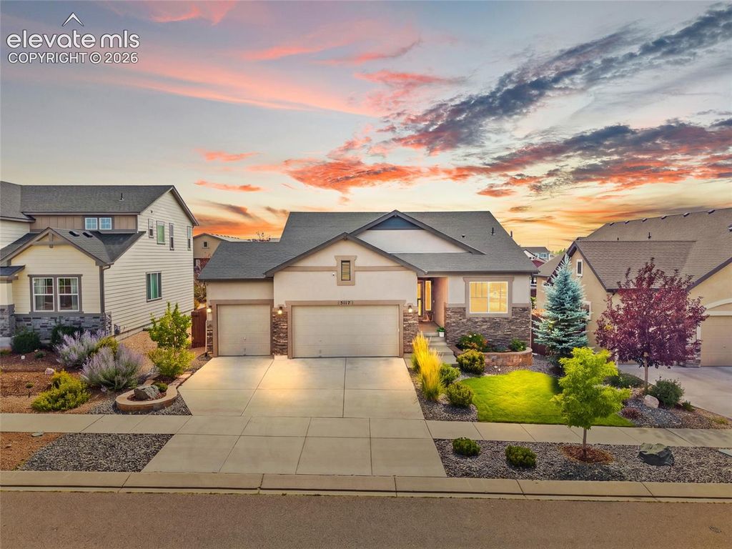 3117 Bright Moon Drive, Colorado Springs, CO 80908 — exterior