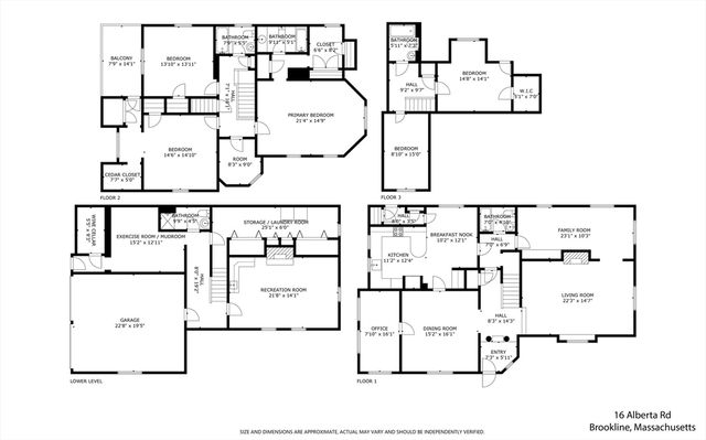 16 Alberta Rd, Brookline, MA 02467