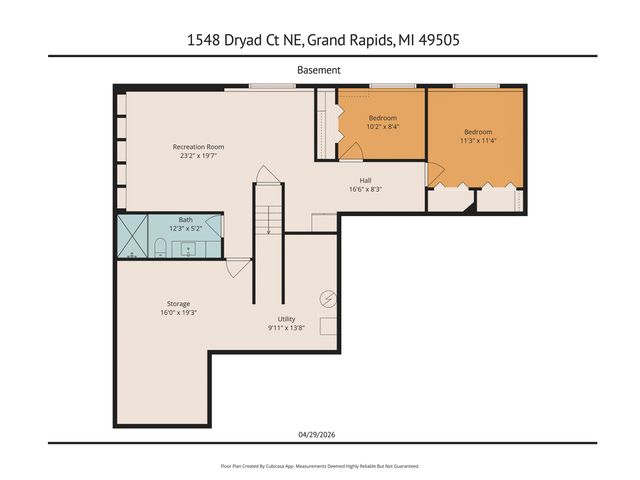 1548 Dryad Court Ne, City Of Grand Rapids, MI 49505