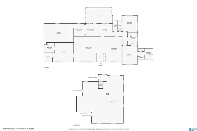 915 PINEWOOD AVENUE, Hueytown, AL 35023