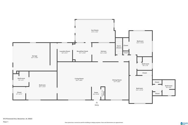 915 PINEWOOD AVENUE, Hueytown, AL 35023