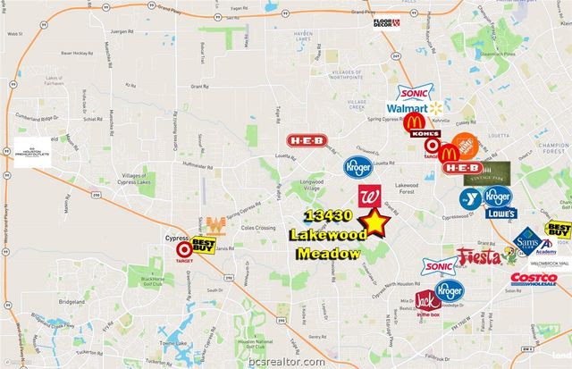13430 Lakewood Meadow Drive, Cypress, TX 77429