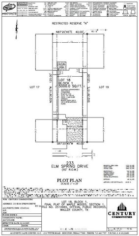 233 Elm Spring Drive, Hockley, TX 77447