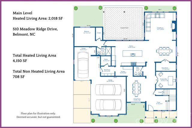 510 Meadow Ridge Drive, Belmont, NC 28012