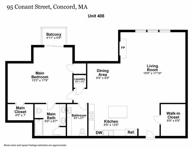 95 Conant Street 408, Concord, MA 01742