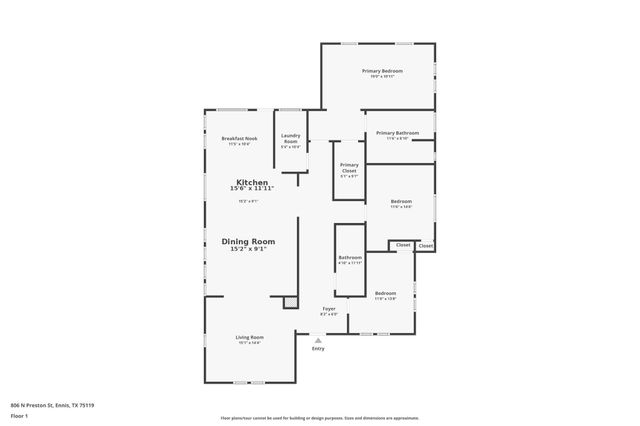 806 N Preston Street, Ennis, TX 75119